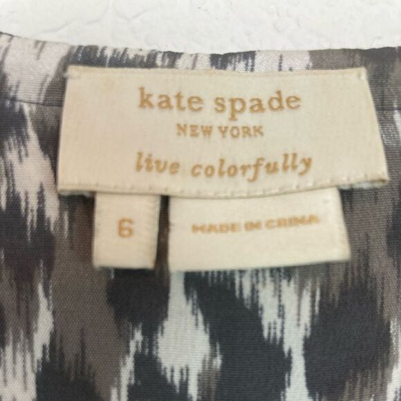 Kate Spade ♠️ silk bow tied neck blouse - Picture 13 of 15